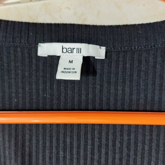 Bar III Short Sleeve Long Flattering Dress Soft Comfortable Black Size MEDIUM - Picture 4 of 12